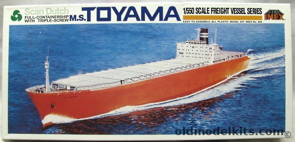 IMEX 1/550 M.S. Toyama - Scan Dutch Container Ship, 882 plastic model kit
